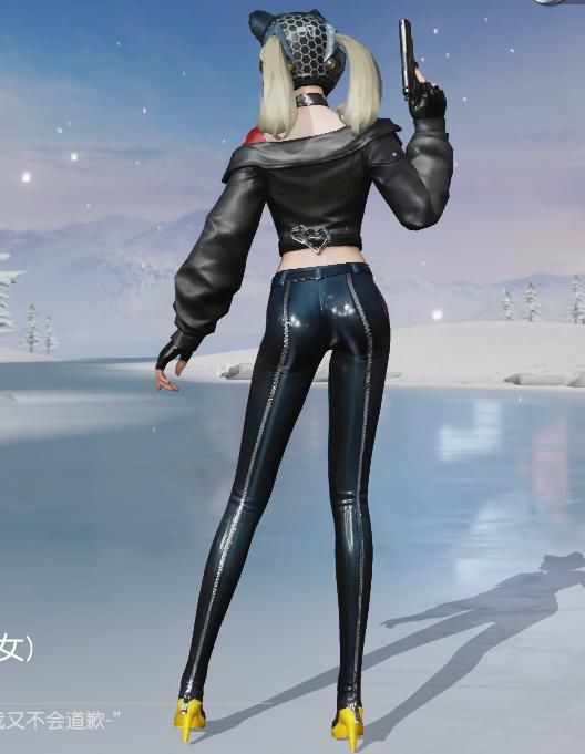 荒野行动时装秀：性感撩人大长腿，超级经典背影杀！拿去舔屏吧！