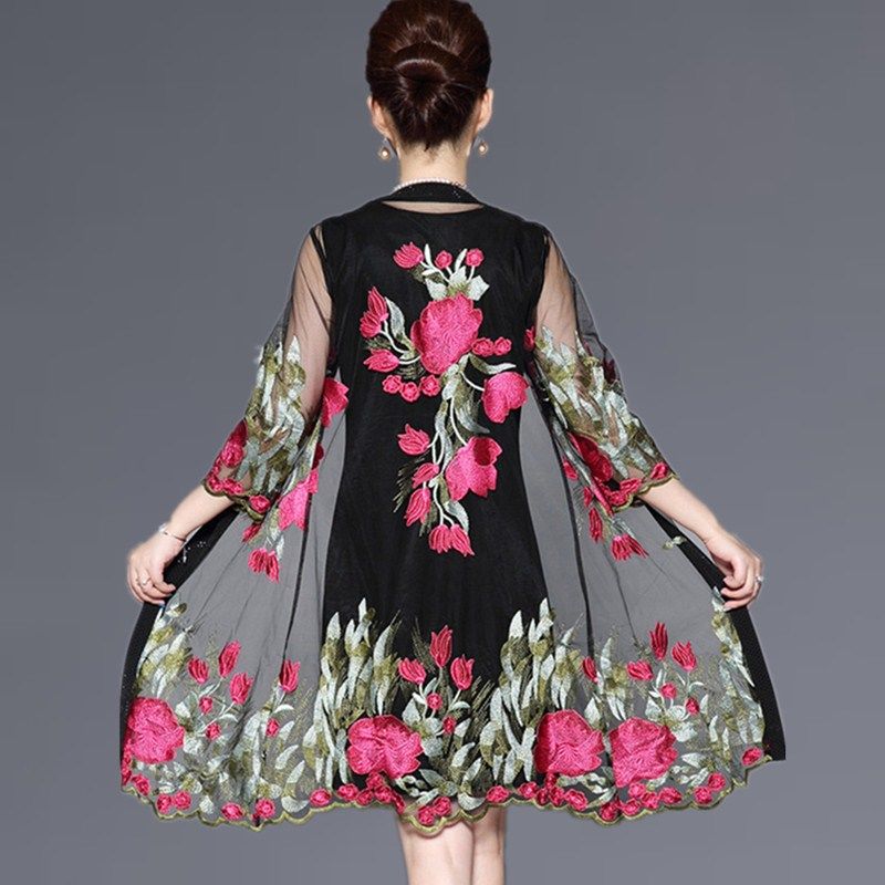 难怪妈妈把阔腿裤扔了，洋气又得体，减龄显瘦还百搭