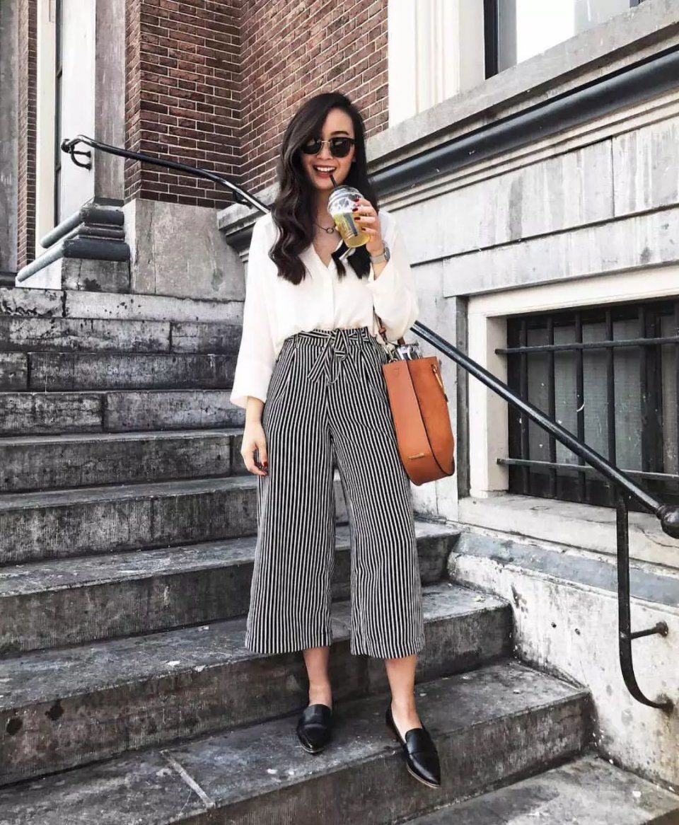 初秋穿阔腿裤，这3款绝不能碰!谁穿谁矮胖...