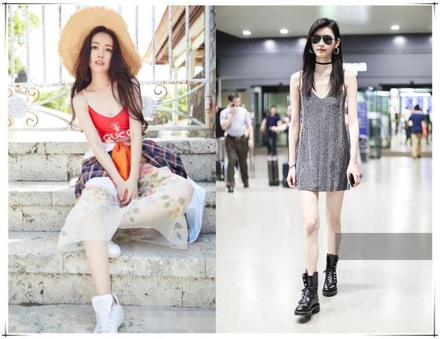 看了奚梦瑶吊带衫，再看看郭碧婷，才知道清纯和性感的差距有多大