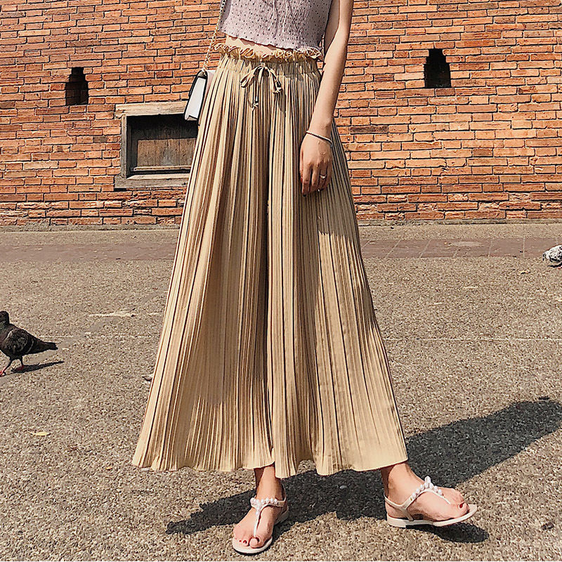 入秋担心没得穿?有阔腿裤管够,能时髦整个秋天了