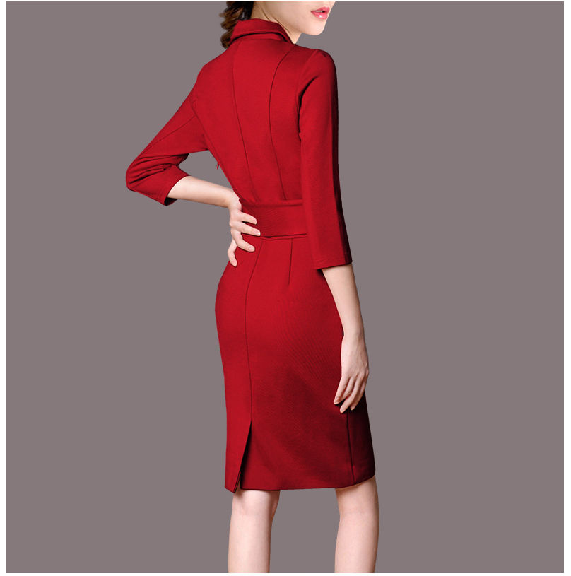 身材条件不错的女人，一定要多穿气质包臀裙，展现迷人身姿，美爆