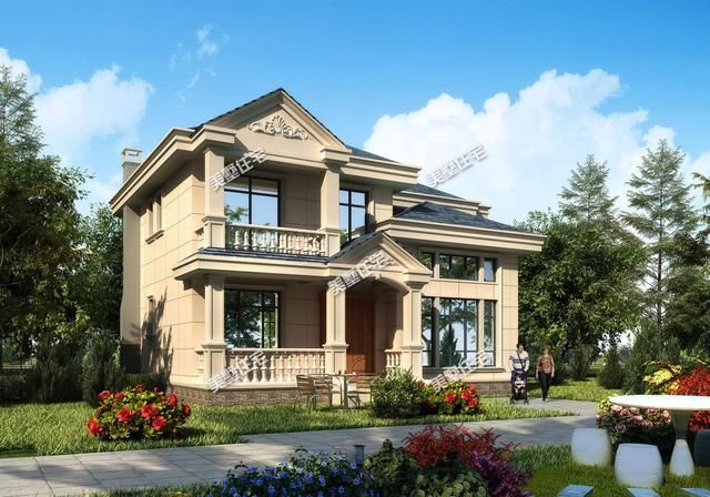 8套二层农村别墅，造价仅25万，款款亮眼