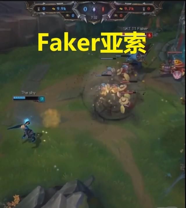  『Faker亚索对位TheShy锐雯』LOL美好对战！Faker疾风剑豪对合TheShy锐雯，最终两个人的战况会亮