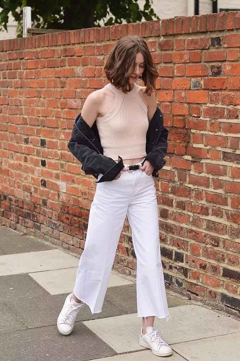 九分裤+运动鞋，才是入秋最潮搭配!!!