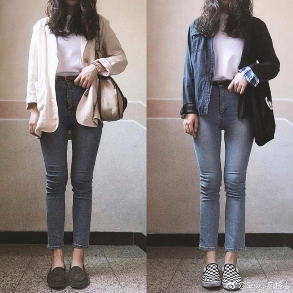 18款舒适耐看的初秋简约穿搭示范，细节是提升时尚感的point!