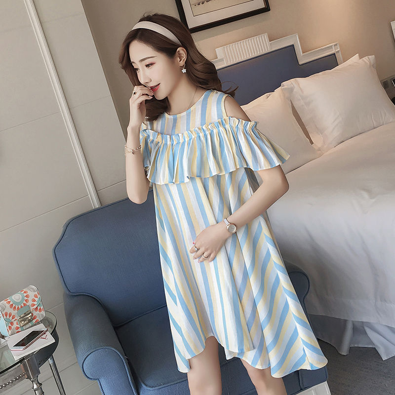 新款时尚孕妇装，时髦洋气不显怀，做孕味十足的潮妈