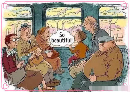 超扎心的内涵图：你主动就有故事，你喜欢旅行途中的风景吗？