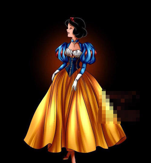 当迪士尼公主穿上定制礼服，白雪公主经典优雅，贝儿公主奢华！