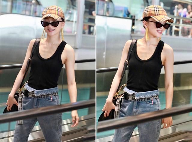 张靓颖老花镜太无神，蒋欣没腰胖一圈，这样的失手穿搭我们不约