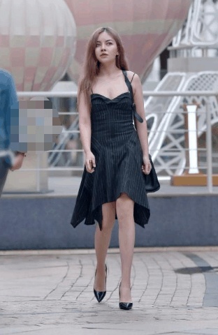 街拍：街上小姐姐一个个穿得清爽迷人, 这才是夏天正确打开方式