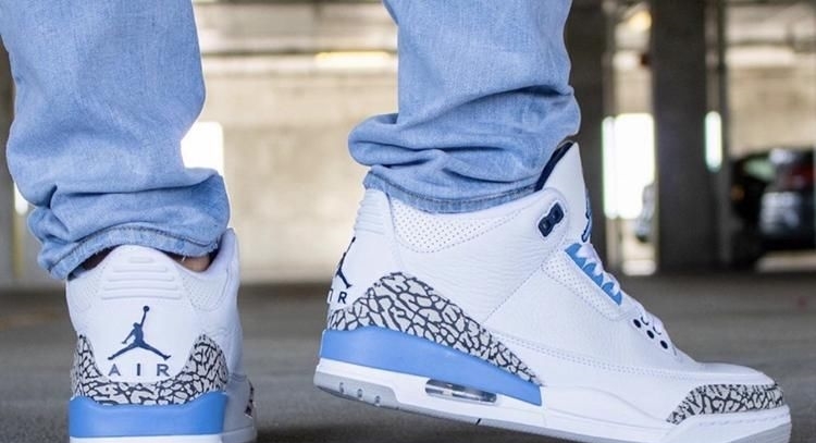 【错过】看完上脚毫不犹豫！北卡Air Jordan 3本周登场不能错过
