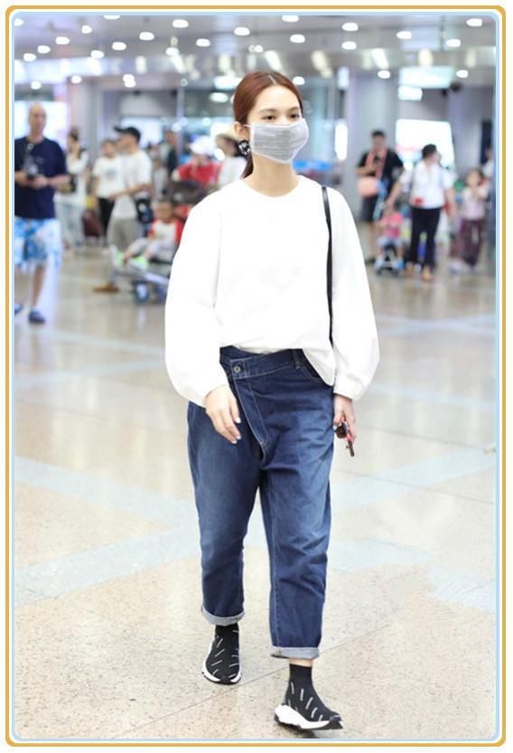 看了刘诗诗的阔腿裤，再看杨丞琳，网友：一个九头身，一个五五分