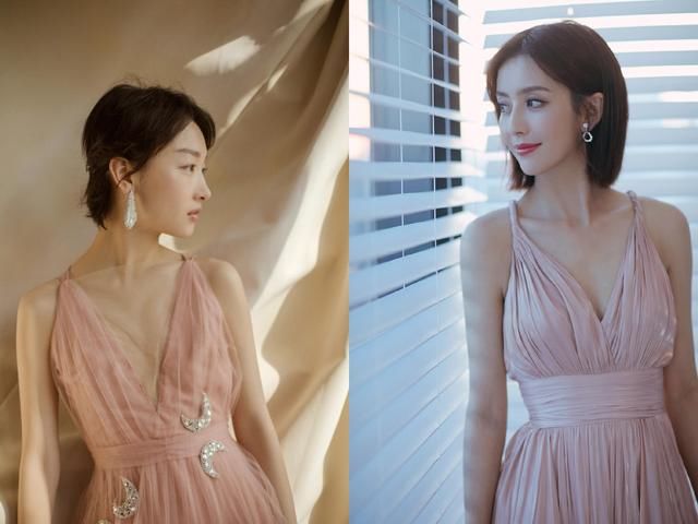 同样是88斤周冬雨和佟丽娅，同穿吊带裙，网友：性感和平胸的差距