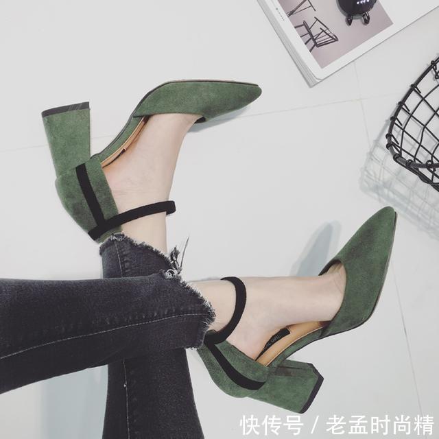 【女人】美丽舒适粗跟鞋,让女人大气显高走得稳