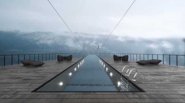 604米的高空透明游泳池，你敢来吗？真正体验极限游泳的时刻到了