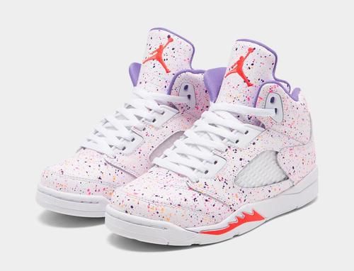  「图案」彩色喷溅图案吸睛度极强！Air Jordan 5 复活节配色你打几分？