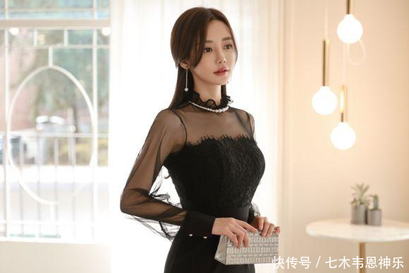 #看起来#挺拔有型的紧身裙美女,彰显女性好身姿!