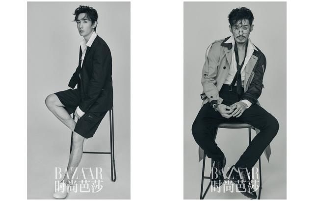 镇魂女孩快来!朱一龙白宇戏外同登时尚大片，一个儒雅一个痞帅