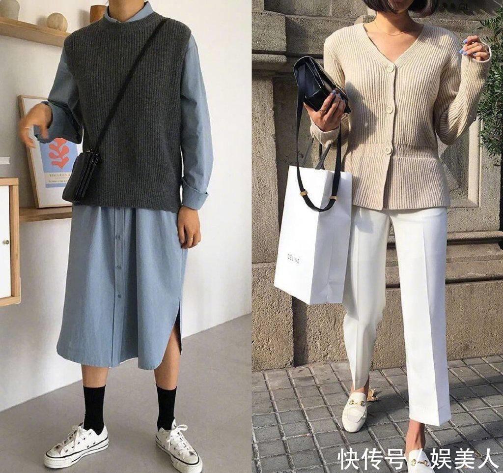 『重样』气质与休闲并存的“通勤风”穿搭,显瘦简约又高级,出街不重样