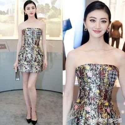 抹胸裙：刘亦菲baby现精致美，陈妍希选错颜色，而舒淇选错了花色