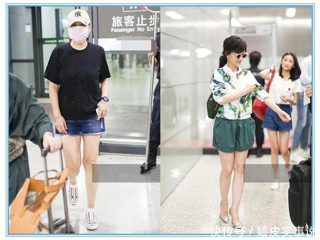 看了张凯丽短裤，再看看赵雅芝，才知道保养与不保养的差距有多大