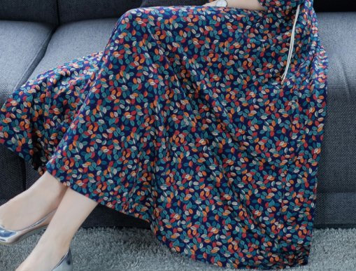 无意间遇见:昨天提前上新的秋裙，竟比旗袍还迷人，简直谁穿谁美