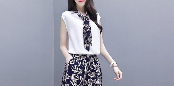 新款阔腿裤套装，清凉又漂亮，难怪媳妇一下买5，天天美嫩不重样