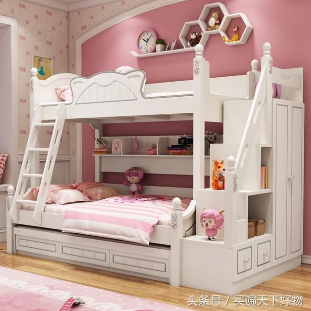 如今的上下床真是越来越高级了，等我有房了也要买这样的床