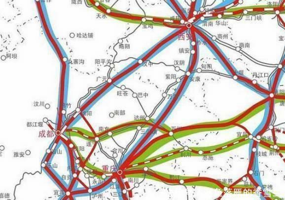  「高速铁路」中国高铁线路八纵八横规划图一览，看看哪些高铁经