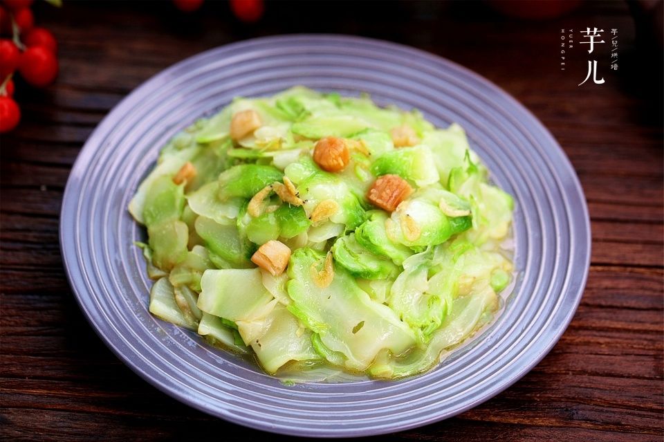『瑶柱虾皮』儿菜最好吃的做法,简单美味,细嫩爽口,上桌被疯抢,家人吃不够