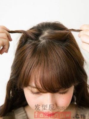 韩式发髻编发图解 简约优雅更显大气