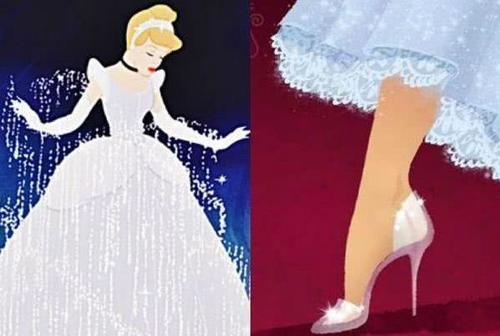 迪士尼公主们的裙子下都有怎样的风光?灰姑娘惊艳,花木兰太老土