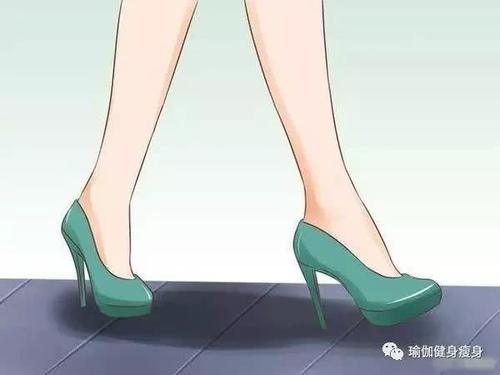 女人，正确的穿高跟鞋走路技巧