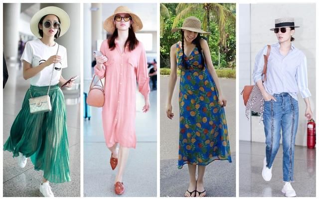 草帽能有多时尚?李沁、热巴旅游都带它，唐艺昕这个笑容我给满分