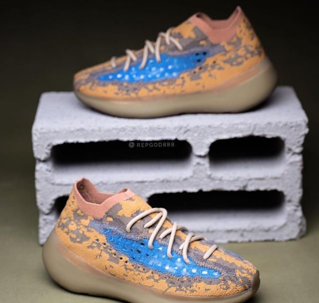  [发售]全新满天星 Yeezy 380 上脚照来了！颜值一言难尽...
