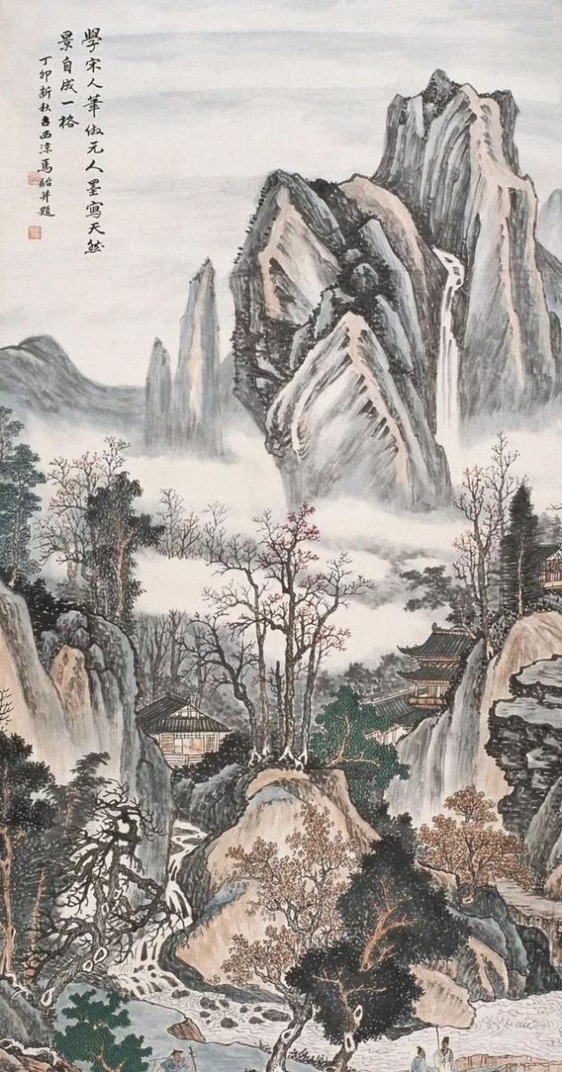 马骀幼孤贫,勤敏嗜学,酷好绘画而聪慧过人