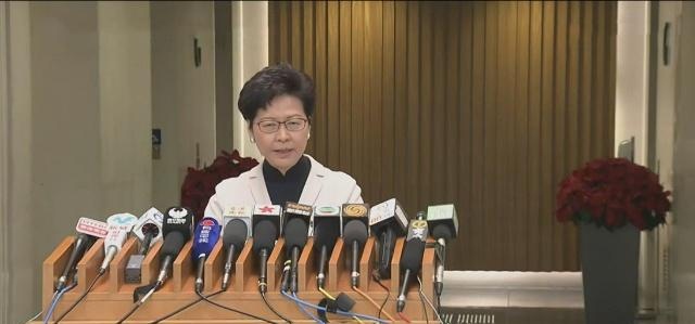 香港特区行政长官林郑月娥正式回应孟晚舟香港护照事件