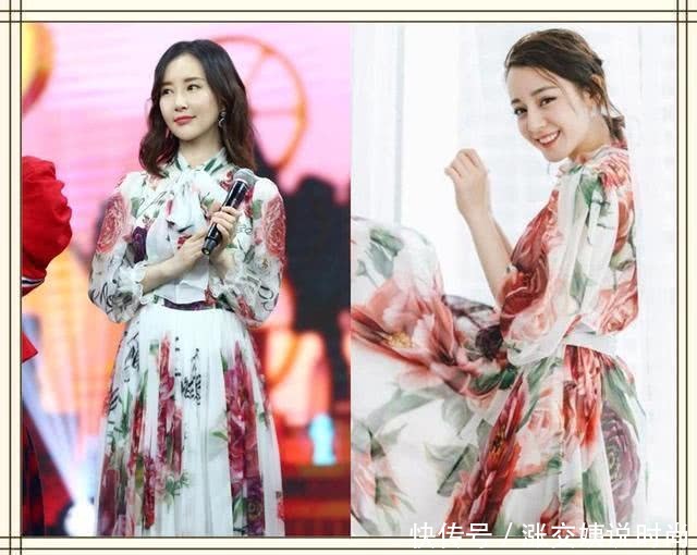 舒畅不过烫了个头发，简直美到开挂，撞衫女神迪丽热巴也一点不差