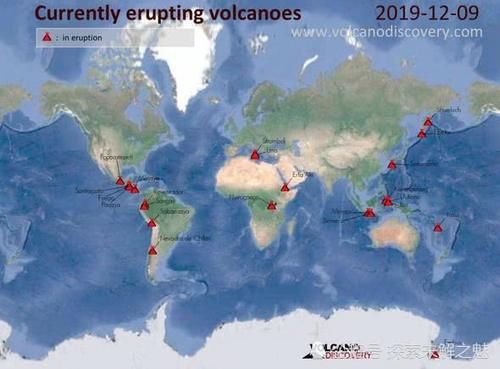 扎堆！地球一天内发生23座火山喷发，游客曾在新西兰火山口行走