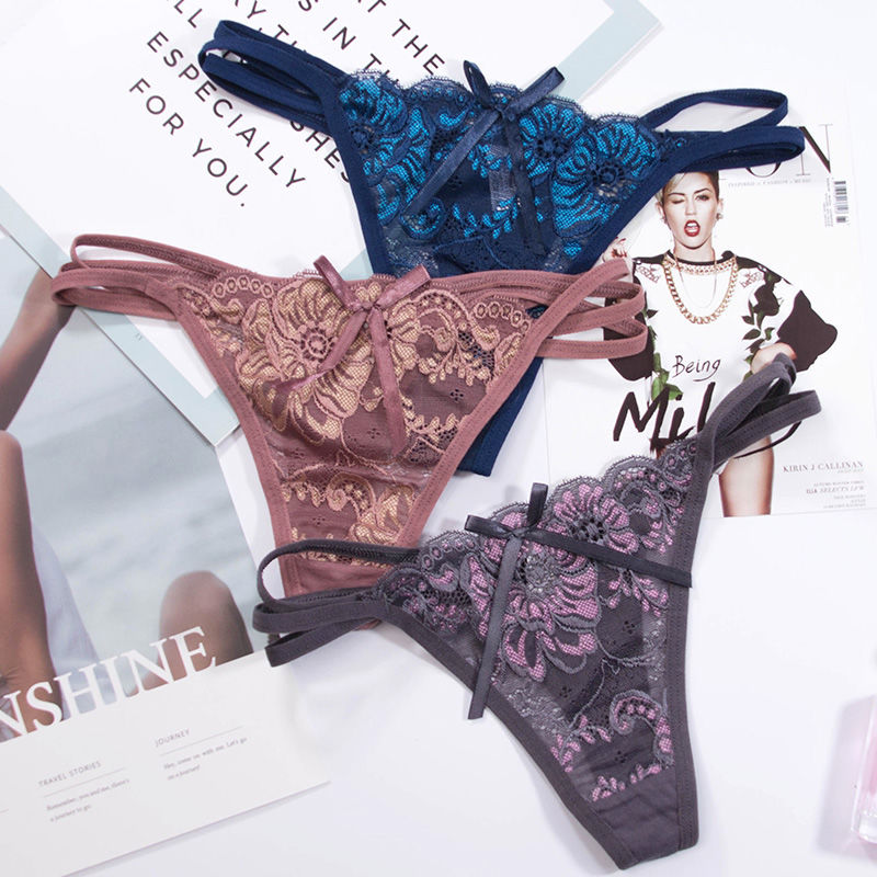 夺人心目的蕾丝丁字裤，女人都爱穿，男人看了脸都红