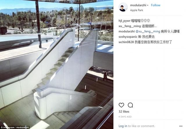 苹果最新总部“飞船校园”的幕后照片曝光,科技馆十足,多图