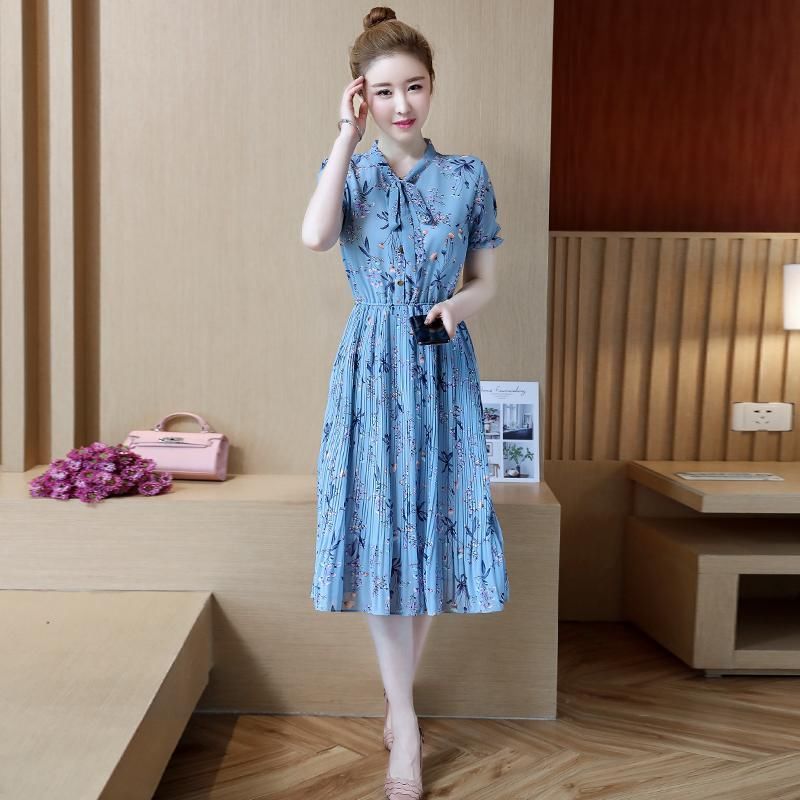 悄悄流行的雪纺长裙，穿过才知道，原来还有这么多好处