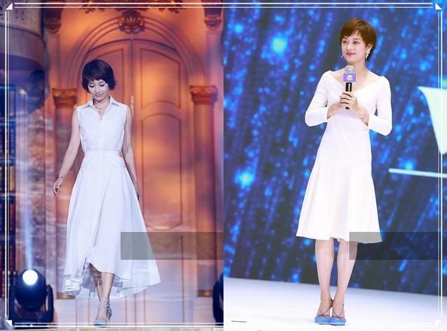 本以为穿白色长裙的马伊琍气质够好的了，可看到孙俪，我沉默了！