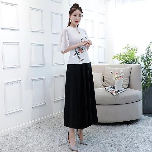 民族风雪纺旗袍，你的品味，不同凡俗！