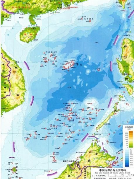 中沙群岛:主体为中沙大环礁，地处南海中心，战略地位重要