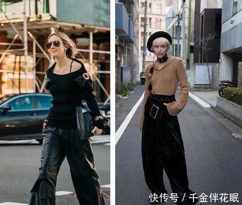 「穿搭」早春针织衫+阔腿裤这对cp你还不会搭配?这样穿时髦又显瘦
