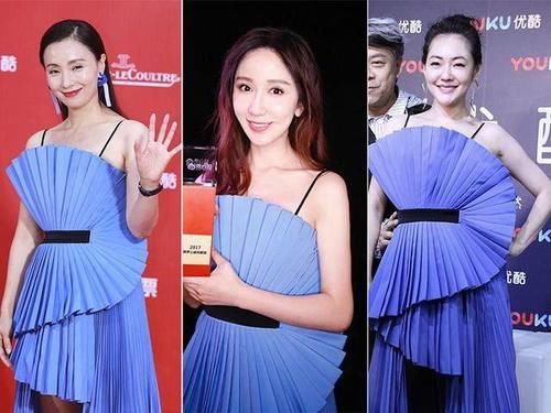 蒲扇裙相同鞋子不同，小S美丽动人，陶红穿出大妈范儿！