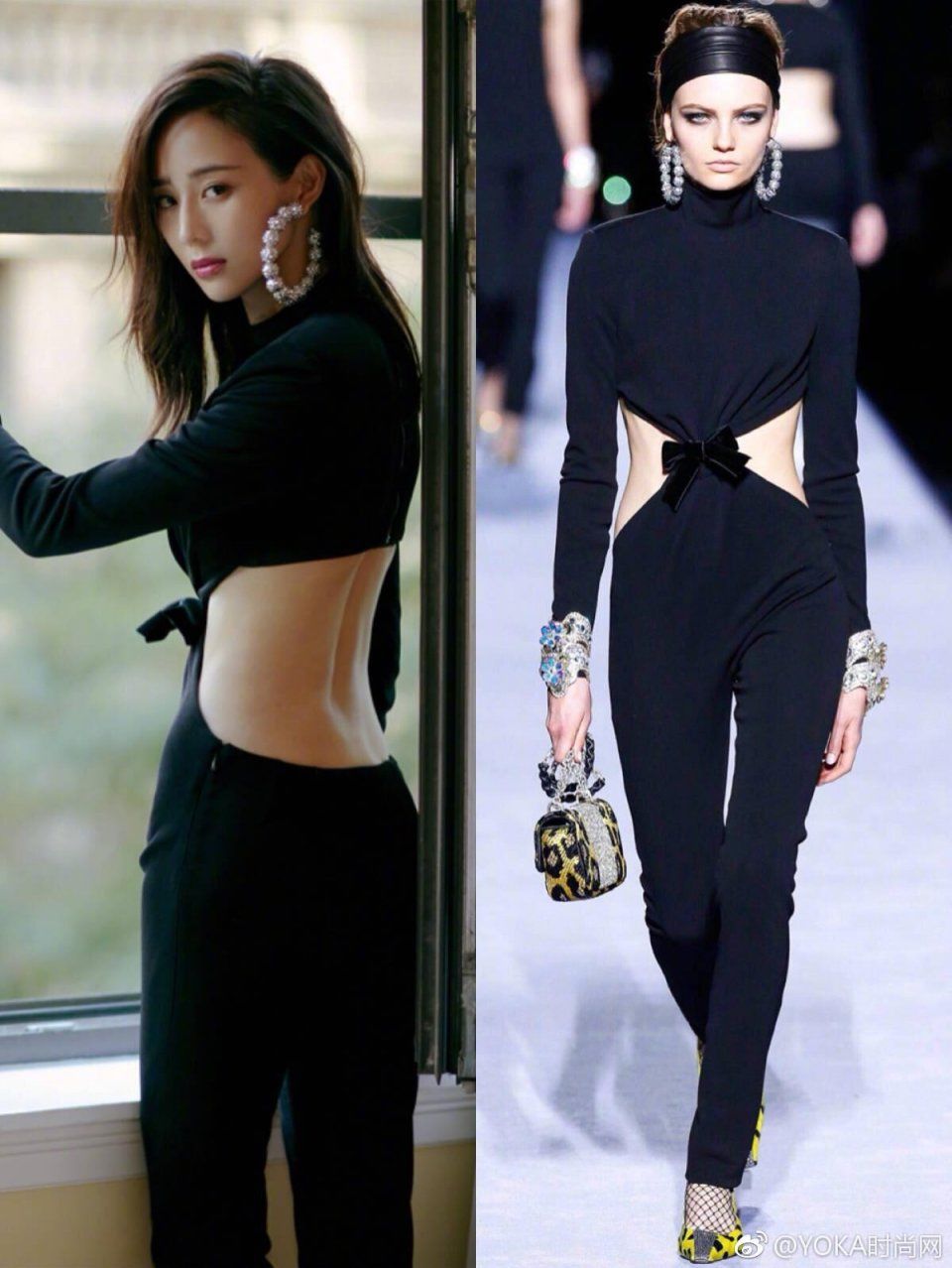 时装周开启,景甜孟美岐何穗排排座,张钧宁一个转身抢了所有风头