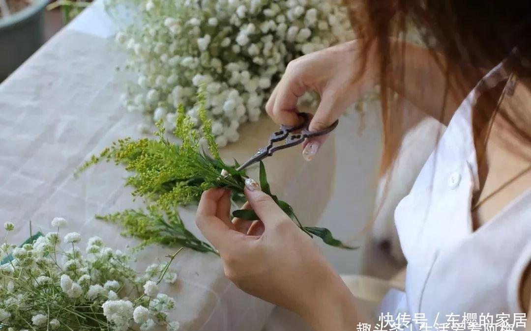  春日@DIY手工：春日花环diy
